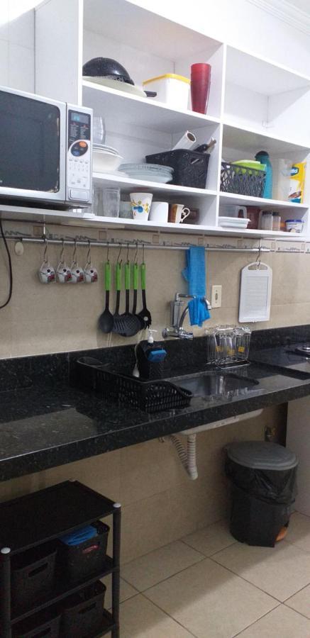 Apartamento No Canto Do Forte, Wi-Fi, Estacionamento Gratuito E Churrasqueira برايا جراندي المظهر الخارجي الصورة