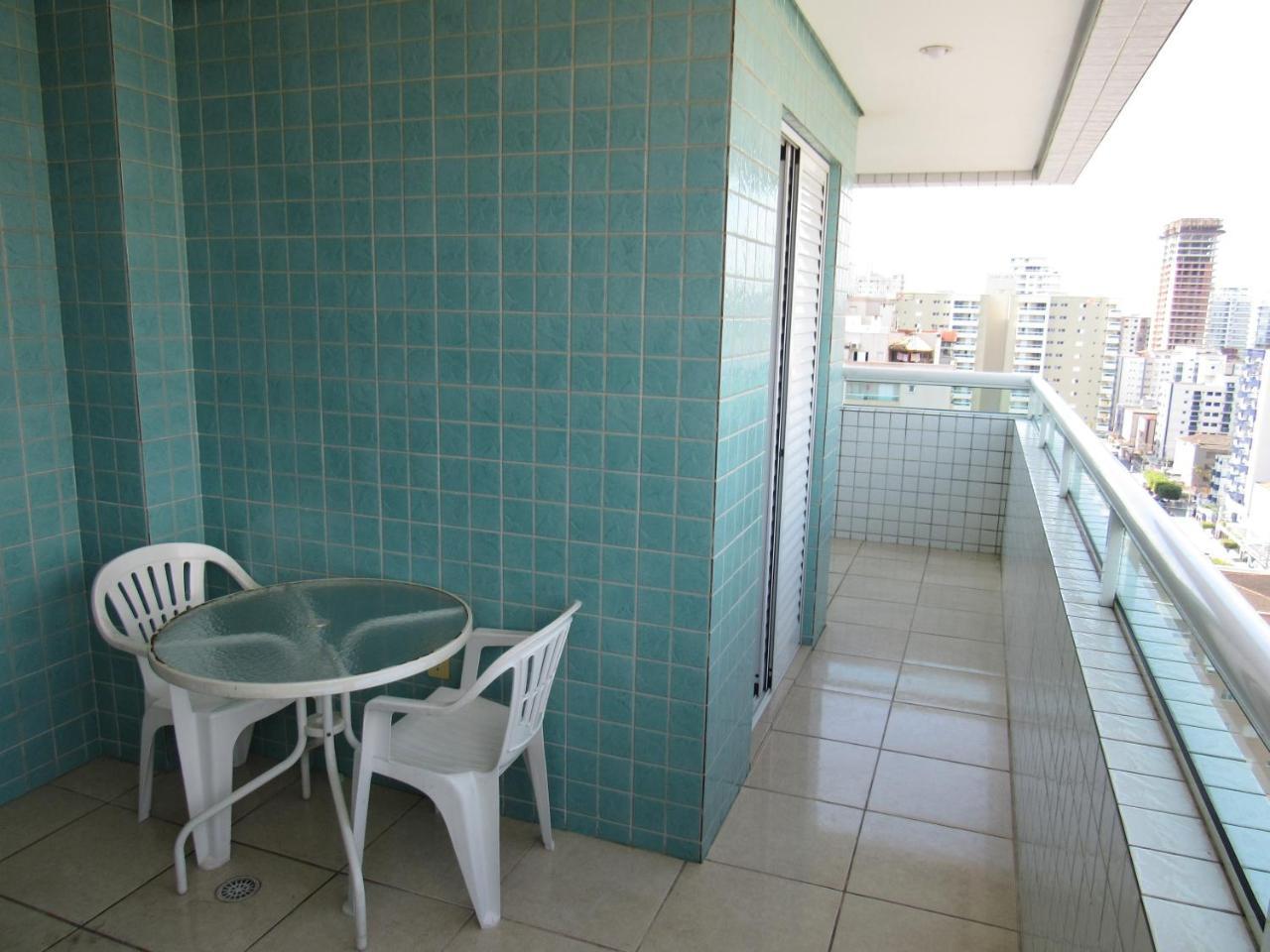 Apartamento No Canto Do Forte, Wi-Fi, Estacionamento Gratuito E Churrasqueira برايا جراندي المظهر الخارجي الصورة
